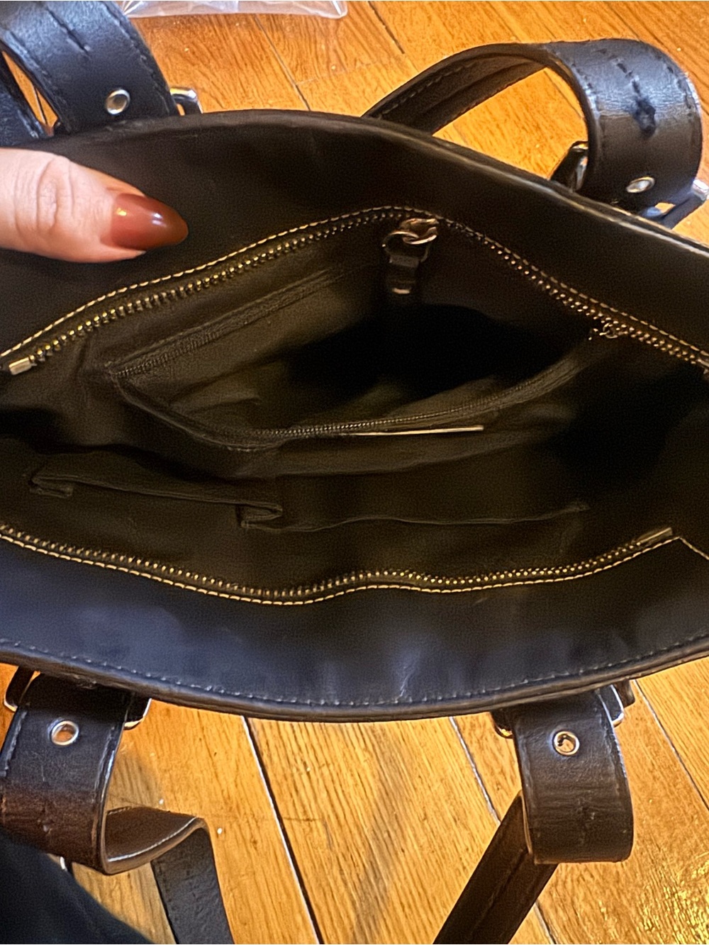 Vintage Coach Hampton tote bag 12607 black - Picture 9 of 9